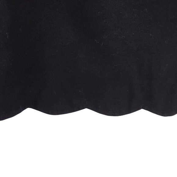 ASOS Shorts Women's Plus Size 18 High Rise Scallop Hem‎ Side Zip Black - Picture 6 of 8